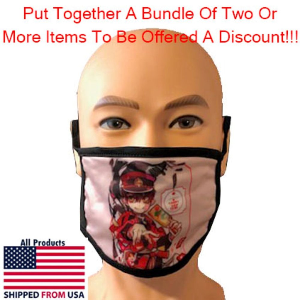 Washable Adult Anime Face Mask #15